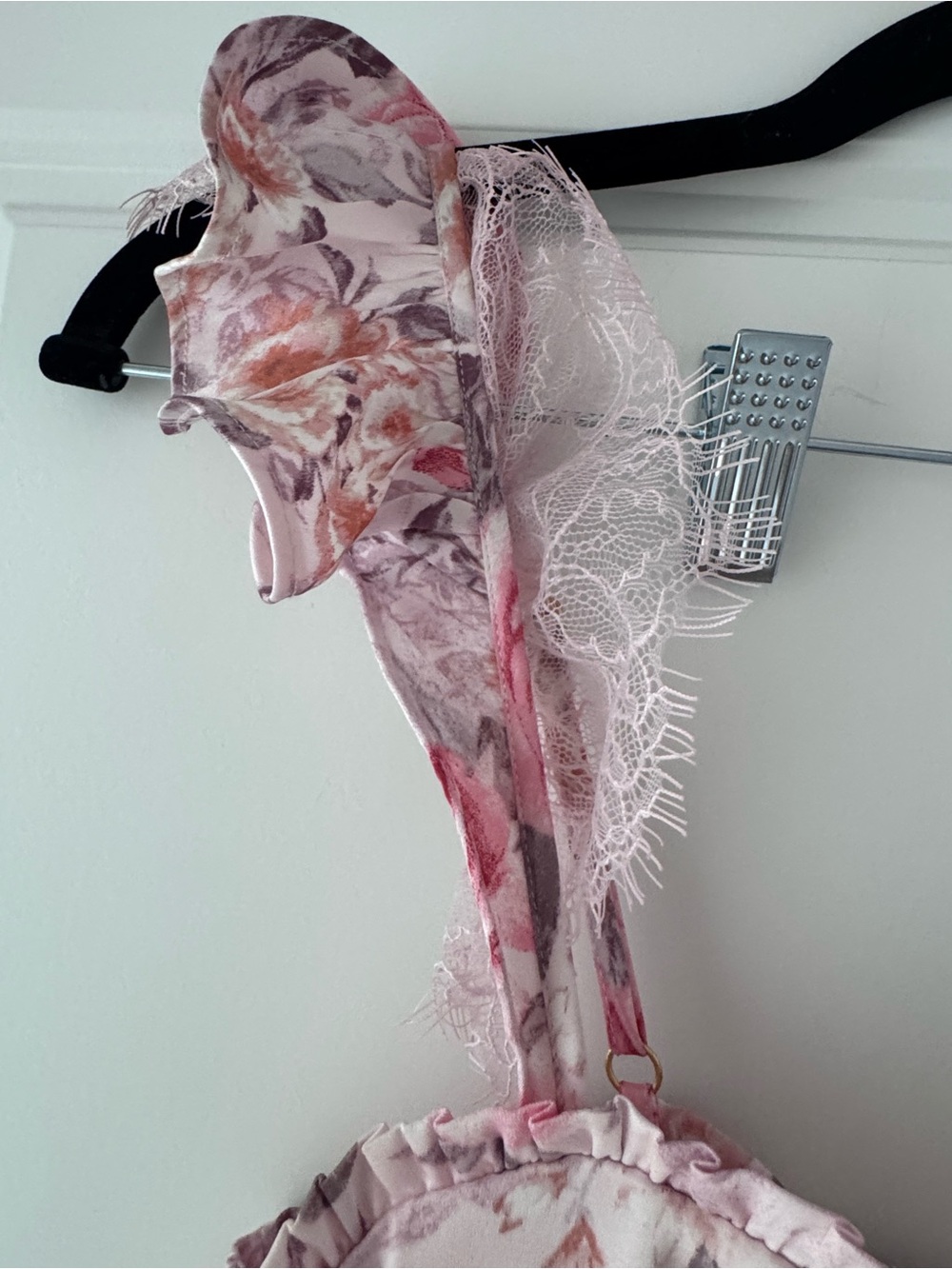 Altar'd State Pink Floral Ruffled-Strap Maxi Dress - Picture 6 of 8